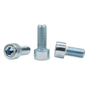 Vis à six pans creux moletée DIN912 M1.6 M2 M2.5 M3 M4 M5 M6 X 80mm 75mm, Vis à tête cylindrique à six pans creux, Boulons M15 - Product Image 1