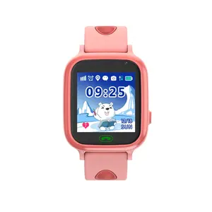 2023 Touch screen waterproof sim card lbs tracker bracelet kids smart watch for kids