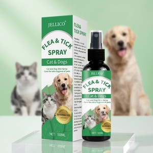 Spray <span class=keywords><strong>anti</strong></span>-puces et tiques pour chiens et chats, répulsif <span class=keywords><strong>naturel</strong></span> contre les puces, tiques et moustiques, action rapide, respectueux de la peau, 100 ml - Product Image 6
