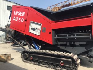 Mobil hantal atık ön parçalayıcı makine atık kauçuk lastikler endüstriyel çöp öğütücü - Product Image 2