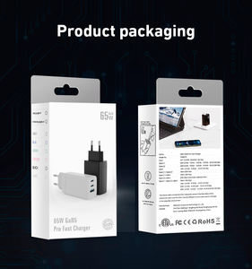 Certificación global 20V 3.25A Adaptador de corriente USB 65 W adaptador UK enchufe 65 vatios <span class=keywords><strong>cargador</strong></span> rápido para Samsung Huawei Xiaomi OPPO vivo - Product Image 4