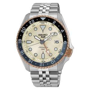 Montre Mécanique Entièrement Automatique Seiko N° 5 Bracelet en Acier Inoxydable Largeur 22 mm Cadran à Quatre Aiguilles avec Affichage Lumineux - Product Image 5