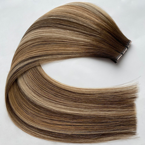 Extensions de cheveux naturels Haiyi 2026, sans couture, légères et polyvalentes, double trame, rangée de perles discrètes - Product Image 5