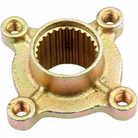 Moyeu de roue avant TV à 28 dents, bride cannelée, entrecentres de 67 mm, 4 trous, pour kart et quad de 50-110 cm³