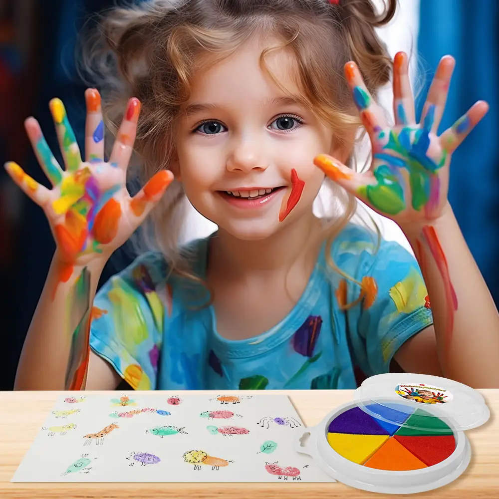 KHY 무료 샘플 10 Ebru 러시아 아이 자연 그림 마블링 세트 색상 대리석 아이 페인트 매직 워터 그리기 페인트 키트