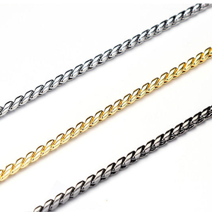 Groothandel 4Mm Luxe Massief Patroon Huisdierbenodigdheden Anti-Roest Metalen Kettingen Gladde Hondenriemen Hondenkettingen Halsbanden - Product Image 6