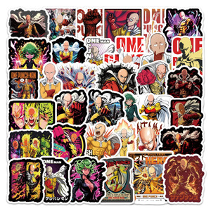 54 Pezzi Nuovi Adesivi Graffiti Cartoon di One Punch Man Stagione 3 per Decorazione Bagagli e Bottiglie, Adesivi Anime Giapponesi - Product Image 1