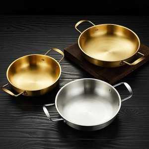 หม้อต้มเส้นก๋วยเตี๋ยวอาหารทะเลขนาดเล็กหม้อต้มซุปราเม็งทำอาหารขนาดเล็กแบบถ้วยหูคู่สำหรับทำอาหารขนาดเล็ก - Product Image 2