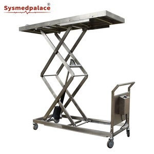 Carretilla para cadáveres lista para enviar, proveedor de elevador de tijera con pilas - Product Image 6