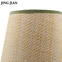 Abat-jour et couvercles de lampe en tissu tressé, faits main, personnalisés OEM, style minimaliste moderne et multi-styles, pour lampe de table et applique murale domestiques