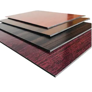 Wall Decorative Building ACP Materials PVDF Coating Outdoor Aluminum Composite Panel 4mm thickness