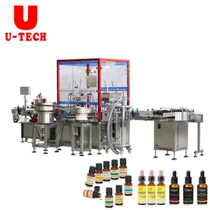 Automatic Cartridge Vial Filling Seal Labeling Machine Small 5ml 10ml 50ml Vials Bottle Filling and Capping Machine