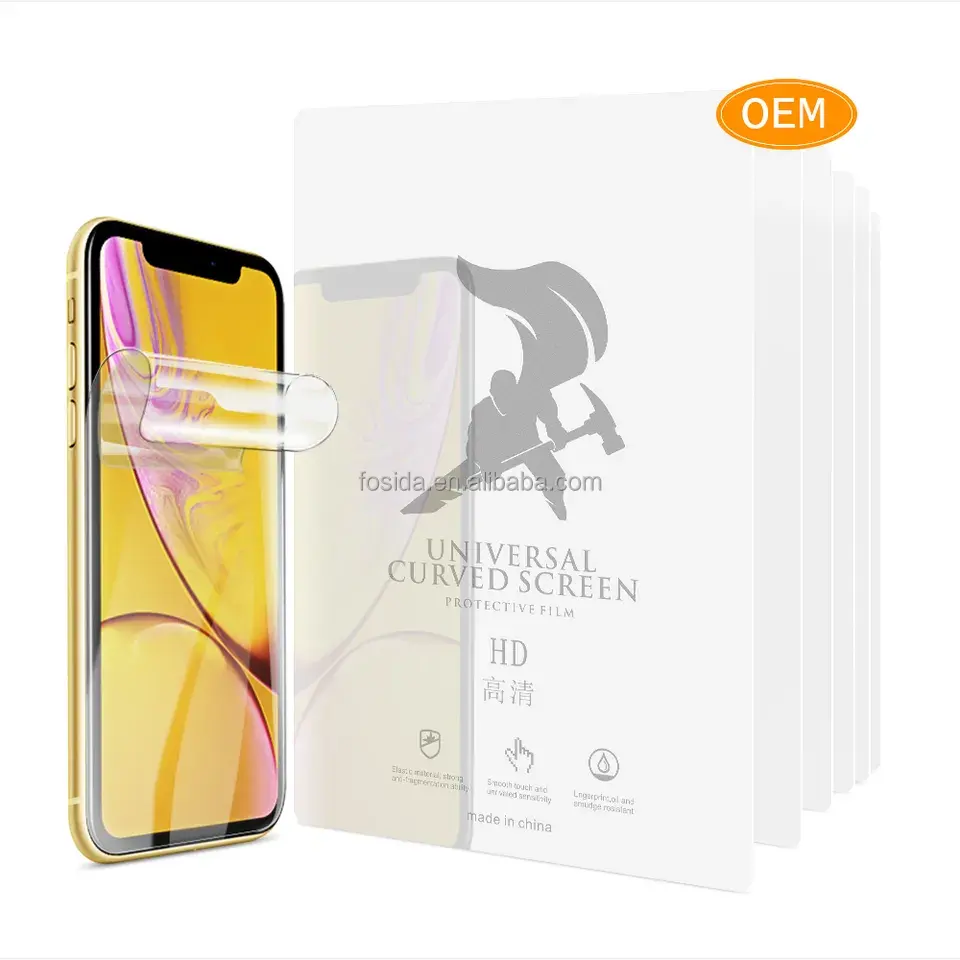 Full Cover Film Clear Mate Screen Protector Soft Hydrogel Film for OPPO Realme X50 Pro Reno 2 3 4 Z Find X 2 A91 A52 A72 A92