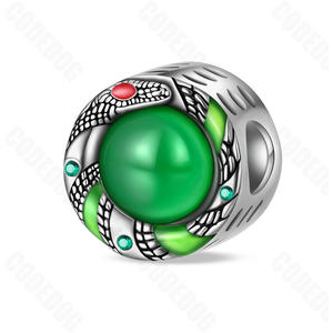 Venta al por mayor pulsera con abalorios encanto Spider-Man circón Chapado en plata encanto joyería fina colgante encanto para bolsos Acier Inoxydable - Product Image 6