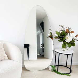Large <b>Silver</b> <b>Mirror</b>, Sheet <b>Mirror</b> with Traditional Style. Decorative <b>Mirrors</b> for Hotels and Dance Halls, Aluminum Frameless - Product Image 4