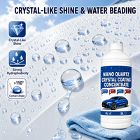 Concentré de revêtement en cristal de quartz nano, édition U, liquide d'étanchéité pour peinture automobile, 1L, hydrophobe