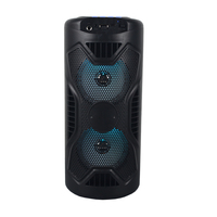Altavoz LED inalámbrico para fiestas, dispositivo de Audio para Karaoke, con bocina grande, para exteriores