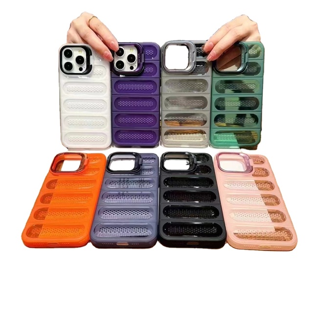 2024 Hot Sale Heat Dissipation Cooling Mobile Phone case Cooler Design for iPhone 16 15 Pro Max Infinix Smart 8 Tecno Spark 7 Go