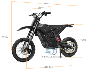Véhicule tout-terrain électrique, <span class=keywords><strong>moto</strong></span> de forêt, suspension pneumatique avant et arrière, scooter à deux roues pour adultes, vitesse maximale 60 km/h - Product Image 2