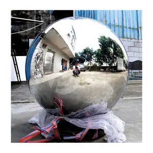 Gigante grande grande sfera a sfera cava galleggiante 18 6 pollici 1m 2m sfera cava in metallo in acciaio inossidabile