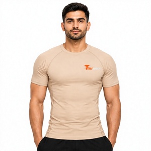 Wholesale Custom Short Sleeve Rash Guard Swim Shirt Mens Surf T Shirt Anti-UV Breathable High Stretch Swim Shirt for Men - Product Image 1