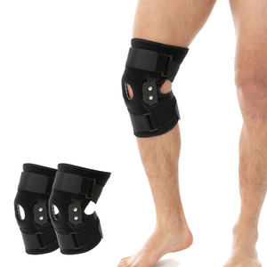 Ortho pä discher Stabilisator Doppelte verstellbare Bänder Kompression Medizinisches Scharnier Knie Patella Gelenk Knie Stütz strebe für Arthritis - Product Image 6