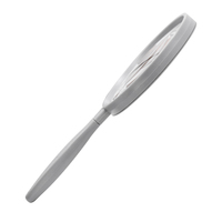 Handheld Magnifier 130 Mm Glass Lens 10x And 1.75x Magnification For Reading Science Experiments Seniors Students