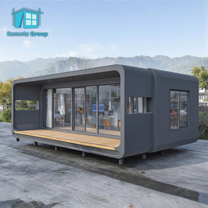 Casa Prefabricada Moderna Tipo Cabaña Apple de 20 pies/40 pies, Modelo Noble Leisure, Cómoda Casa Contenedor con Sala de Estar y Dormitorio - Product Image 2