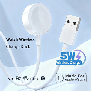 นาฬิกาแม่เหล็กแบบพกพาที่ชาร์จไร้สายสำหรับ <span class=keywords><strong>Apple</strong></span> <span class=keywords><strong>Watch</strong></span>, S10ซีรีส์ iWatch S9/9/8/7/6อัลตร้า5/4/3/2 <span class=keywords><strong>SE</strong></span> ชาร์จเร็ว USB Type C - Product Image 1