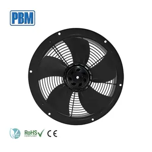 Waterproof Industrial EC 115V Axial Flow Fan with Air Duct