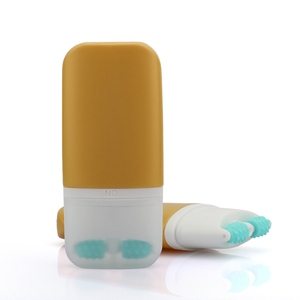 Botella de Plástico Vacía al por Mayor para Protector Solar, Envase Plano para Crema, Tubo Cosmético para Cuello y Cuerpo, Rodillo de Masaje, Loción - Product Image 5