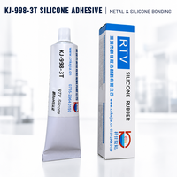 Lem Silikon Satu Komponen KEJIA KJ-998-3T Tahan Suhu Tinggi/Rendah, Isolasi, Tahan Air, Anti UV, untuk Konstruksi dan Pertukangan Kayu