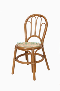 Winy Modern Design <b>Kids</b> <b>Chair</b> Specifically for Children Rattan Frame & Woven Rattan Webbing Seat for Bedroom & Outdoor Use - Product Image 4