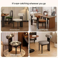 Fauteuil scandinave moderne avec dossier – Nouveauté explosive pour salles à manger, tabourets de bar, bureaux à domicile, entrepôts, parcs – Fabriqué en chêne