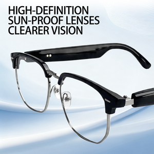 Gafas Inteligentes con IA, Material de PC Inyectado, Montura Semi-sin Aro con Piezas Metálicas, Diseño Compuesto Inyectado en Metal, Equipadas con Enses - Product Image 3