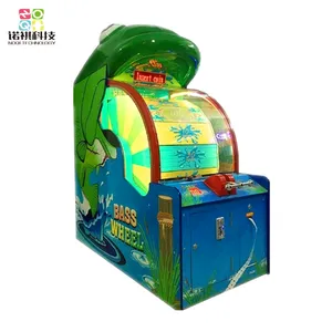 Indoor electronic prize and lottery machines+big bass wheel redemption ticket game machine