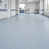 PVC-Vinylbodenbelag 2mm Wasserdicht Kratzfest Umweltfreundlich Heterogener Vinylbelag für Gewerbe Büro Einkaufszentrum Schule