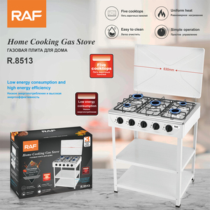 <span class=keywords><strong>Estufa</strong></span> <span class=keywords><strong>de</strong></span> Gas para Cocina RAF R.8513 2025, Precio <span class=keywords><strong>de</strong></span> Fábrica, Alta Calidad, Calor Uniforme, <span class=keywords><strong>Bajo</strong></span> <span class=keywords><strong>Consumo</strong></span>, 5 Hornillas - Product Image 6