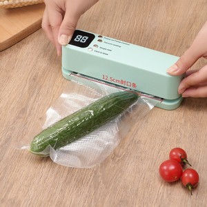 Mini Selladora al Vacío Inalámbrica, Ancho de Sellado de 12.5 cm, Recargable, Portátil, Máquina de Empaquetado de Alimentos para Cocina, Diseño Compacto - Product Image 1