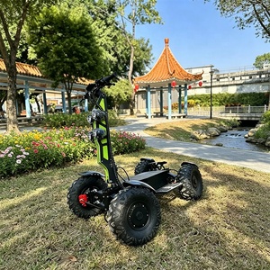 สกู๊ตเตอร์ไฟฟ้าพับได้สำหรับผู้ใหญ่ รุ่น Heavy Duty 3000w*4 60V 100กม./ชม. ยางใหญ่ 4 ล้อ HPHLHBCBM16 60V มอเตอร์คู่ พับได้ 4 ล้อ - Product Image 5