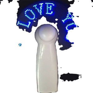 2025 Nieuwe Yd0785 Bewerkbare Woorden Reclame Fan Draagbare Programmering Fan 3d Hologram Clip Fan - Product Image 2