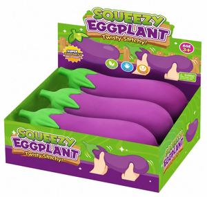 Jouet innovant et unique en forme d'aubergine, à rembourrage en sable, à rétrofriction, forte extensibilité, anti-stress, amusant à pincer, pour jeunes - Product Image 6