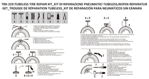 Kit de réparation d'urgence <span class=keywords><strong>pour</strong></span> pneus de vélo de <span class=keywords><strong>route</strong></span> et moto, gonfleur portable <span class=keywords><strong>pour</strong></span> <span class=keywords><strong>cartouche</strong></span> de <span class=keywords><strong>CO2</strong></span> 16g, <span class=keywords><strong>pour</strong></span> pneus tubeless - Product Image 4