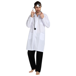 カップル医師看護師コスチュームセット 大人用ハロウィンコスプレパーティー衣装工場 - Product Image 5