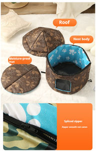 Meistverkauftes Modernes Klassisches Umweltfreundliches Wasserdichtes Katzenbett-Höhle für Kleintiere zur Außennutzung - Product Image 6