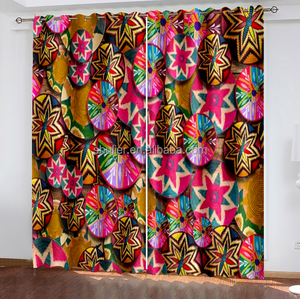 Impresión 3D tradicional etíope y eritreo Cruz diseño Villa sala de estar <span class=keywords><strong>cortinas</strong></span> para la fiesta de bodas - Product Image 5