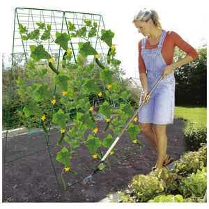 Treillis pliable pour concombres 48 pouces de long x 34 pouces de large, treillis en A pour concombres pour jardin surélevé, supports de culture de légumes - Product Image 6