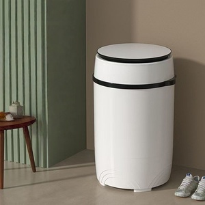 Lavadora semiautomática pequeña de un solo cilindro con cubeta redonda grande para el hogar, lavadora de zapatos - Product Image 6