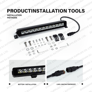 Barra de Luz LED Amarilla Profesional de 15 Pulgadas, 72W, 4600LM, para Parrilla de <span class=keywords><strong>4x4</strong></span>, Compatible con Jeep Wrangler, Ford Bronco, Tacoma, Ranger, RZR X3 - Product Image 6