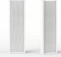 Altavoz de Columna para Exteriores de 6.5 Pulgadas, Resistente al Agua, 20W, 2*6.5 Pulgadas, Sistema de PA de Aluminio, Personalización de Logotipo, Venta de Fábrica OEM ODM